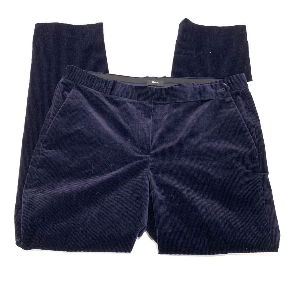 Theory Women’s Violet Purple Corduroy Pants